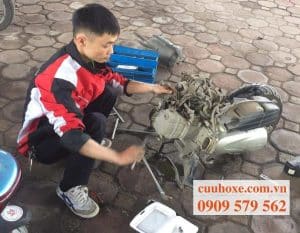 Dịch vụ cứu hộ xe máy cấp tốc quận 7 của Minh Thức Motor