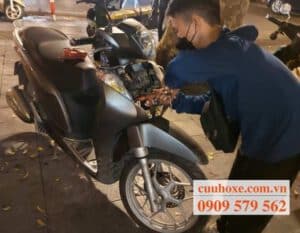 Dịch vụ sửa xe quên tắt khóa Smartkey xe SH Mode