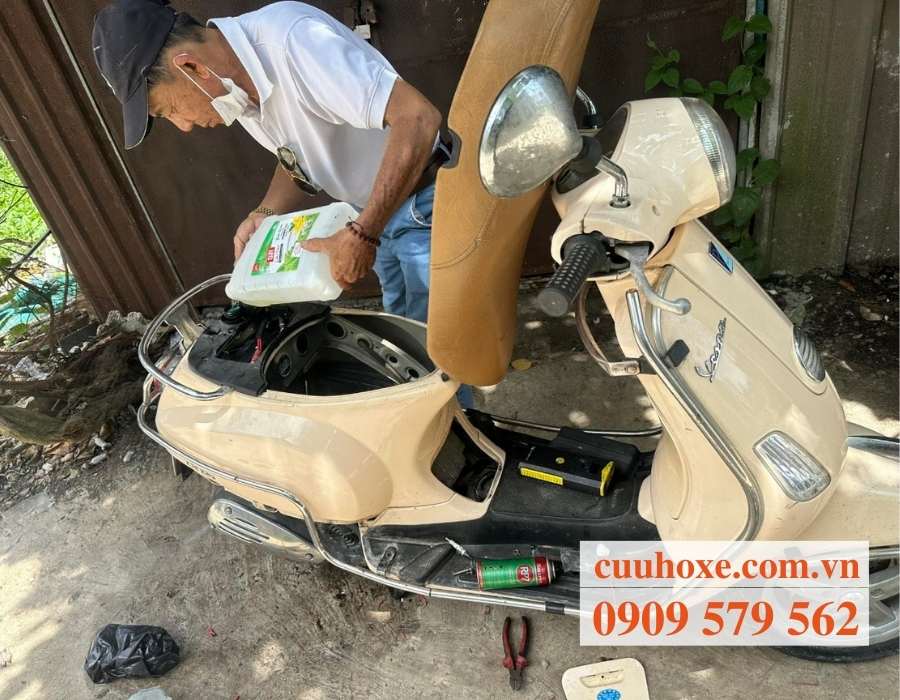 Trung tâm cứu hộ xe máy Vespa Piaggio Minh Thức Motor tại Đà Nẵng