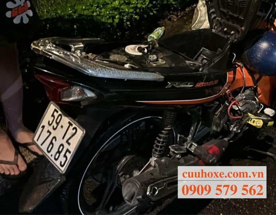 Quy trình cứu hộ xe máy Hà Đông