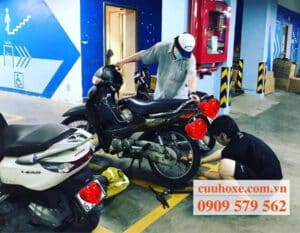 Vá Vỏ Xe Máy Lưu Động Hầm Chung Cư Vũng Tàu