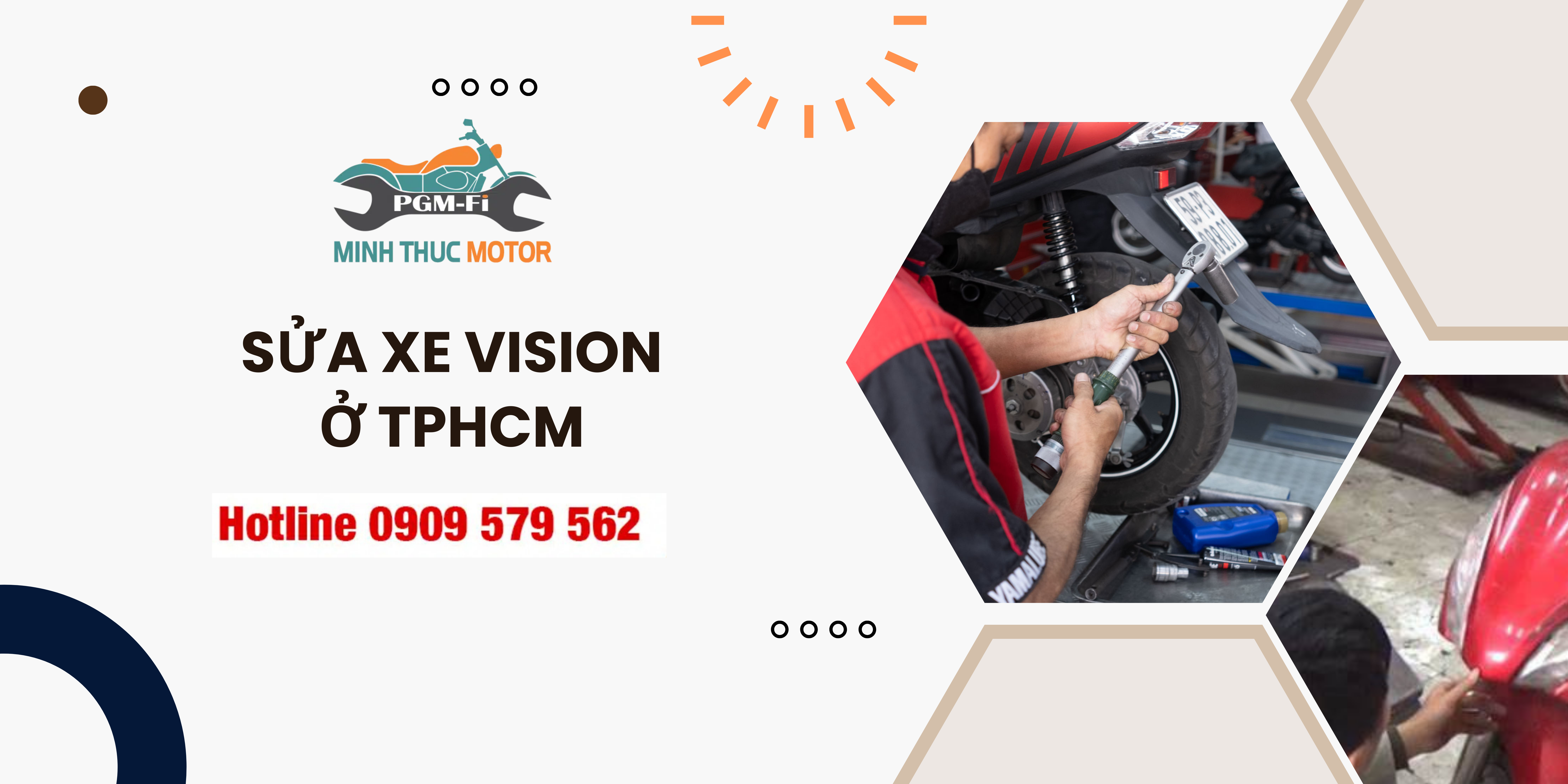 Sửa xe Vision ở Tp.HCM