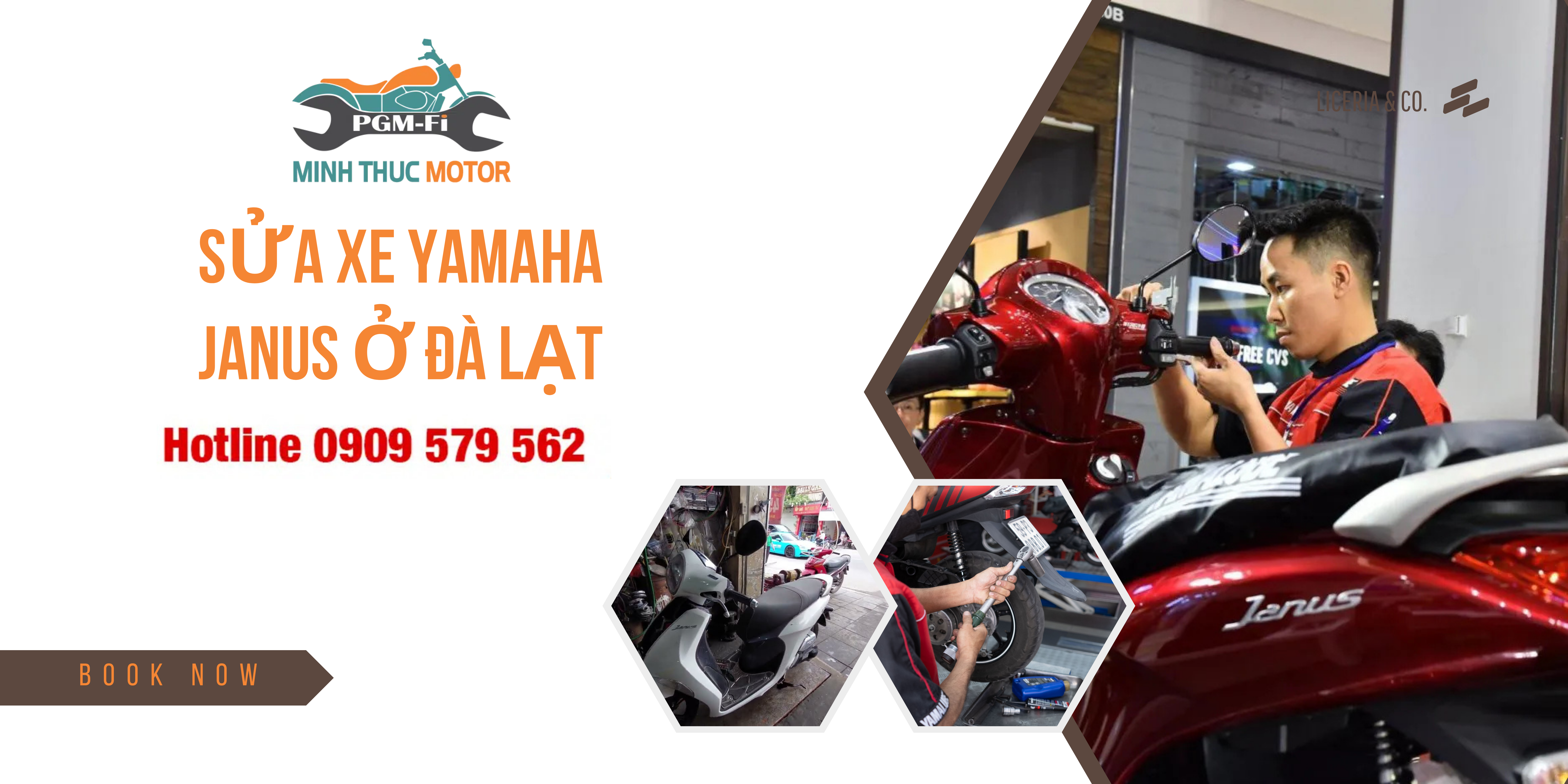 Sửa xe Yamaha Janus ở Đà Lạt
