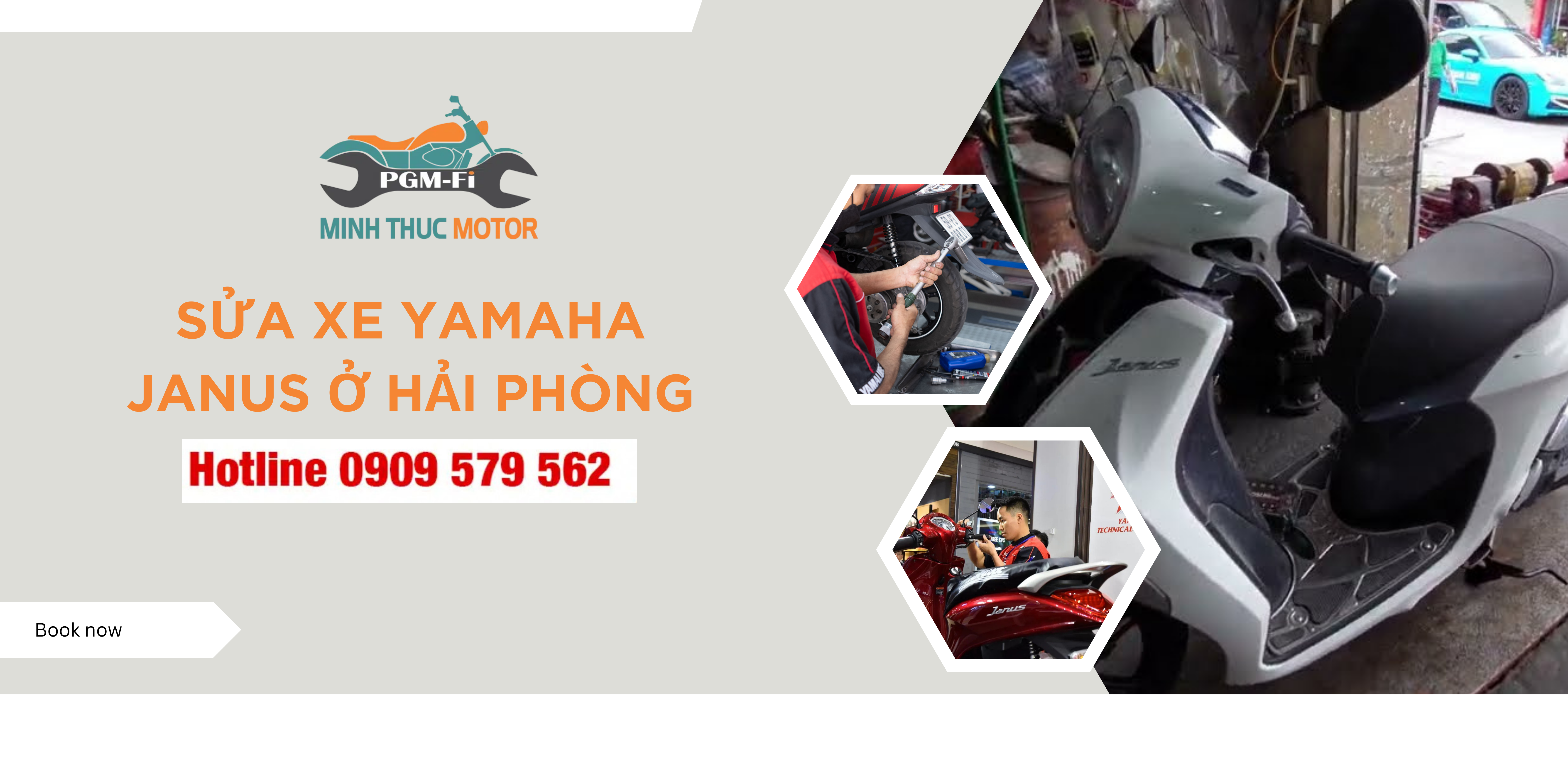Sửa xe Yamaha Janus ở Hải Phòng