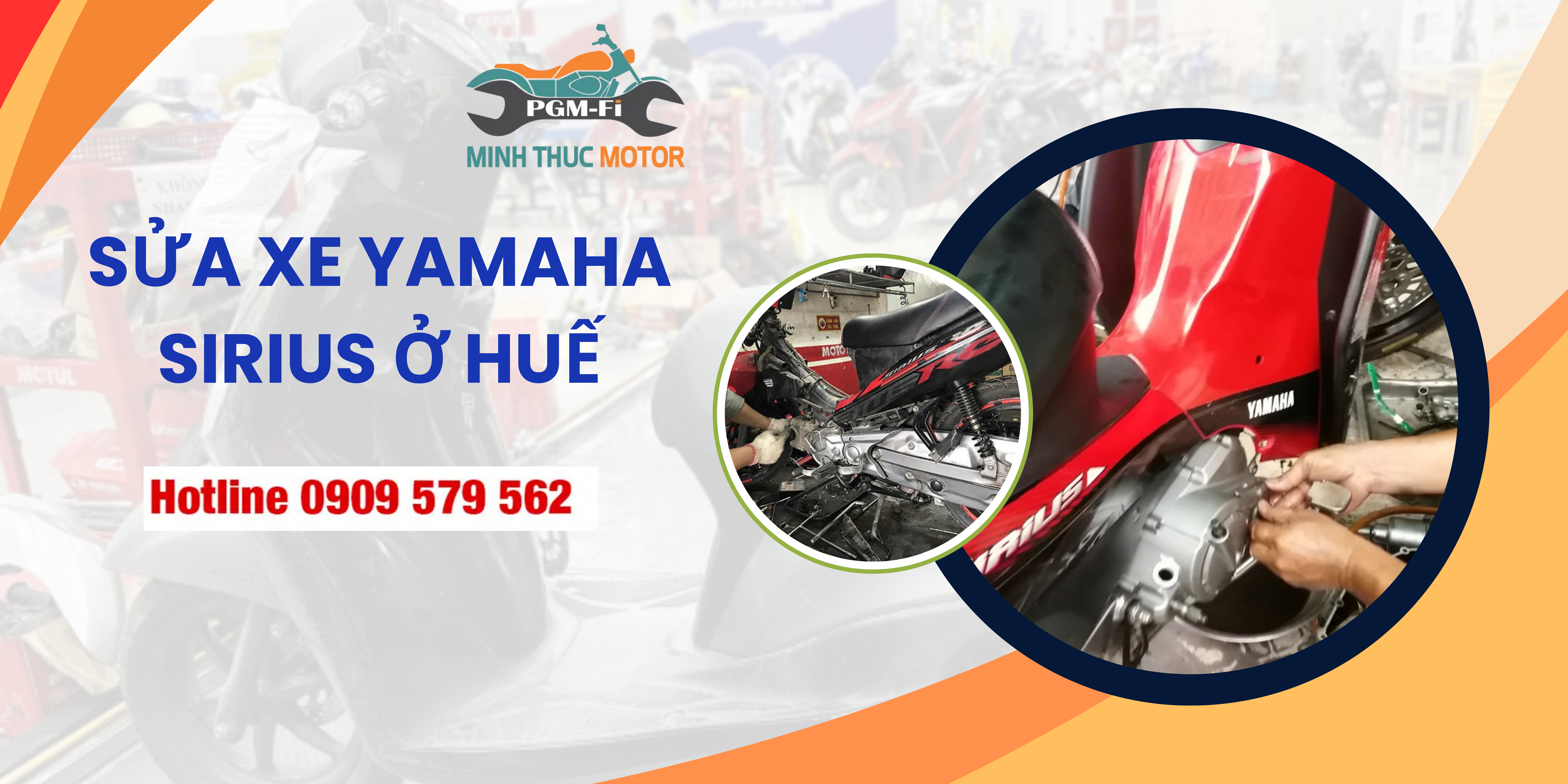 Sửa xe Yamaha Sirius ở Huế