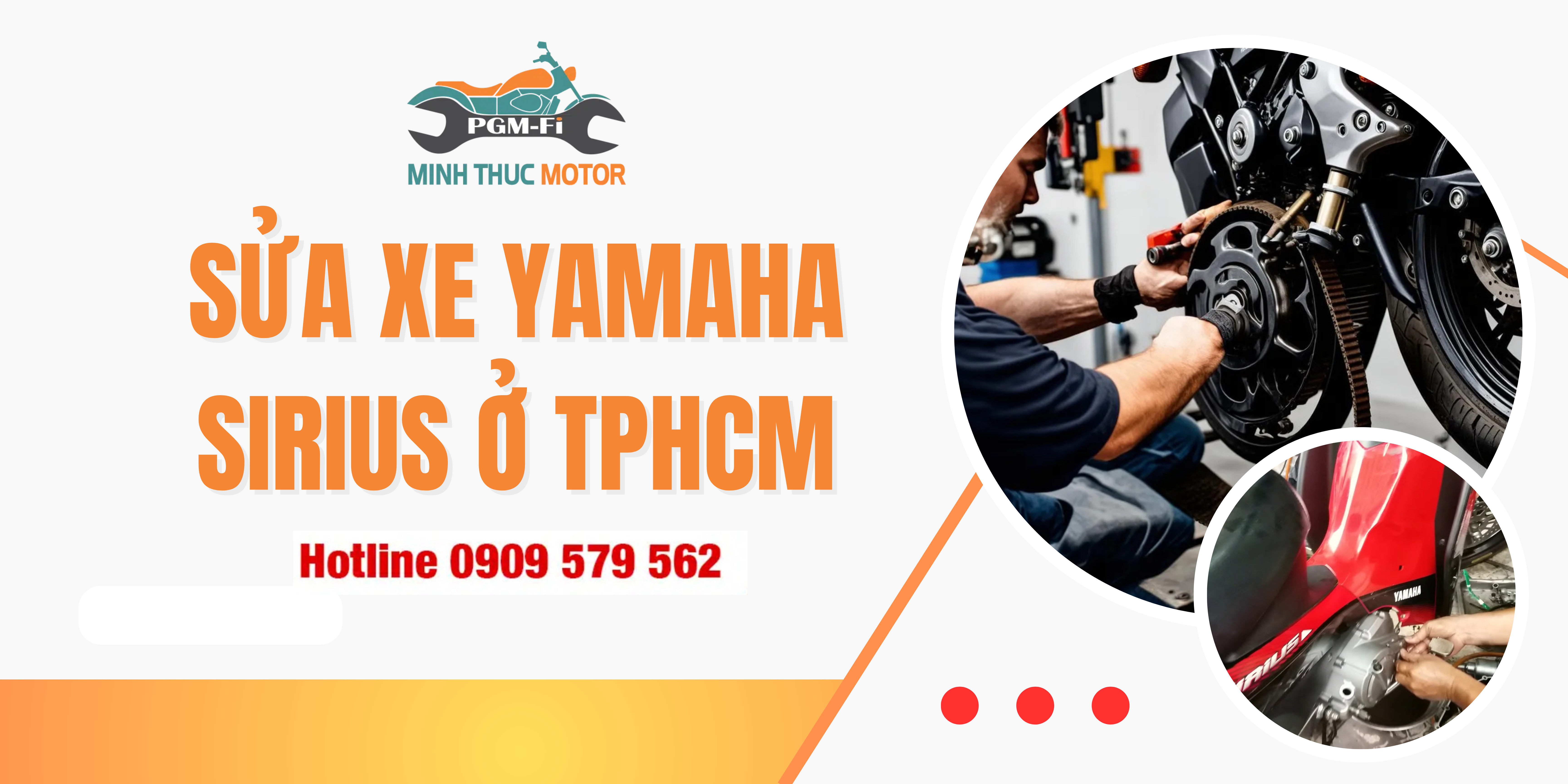 Sửa xe Yamaha Sirius ở TP.HCM