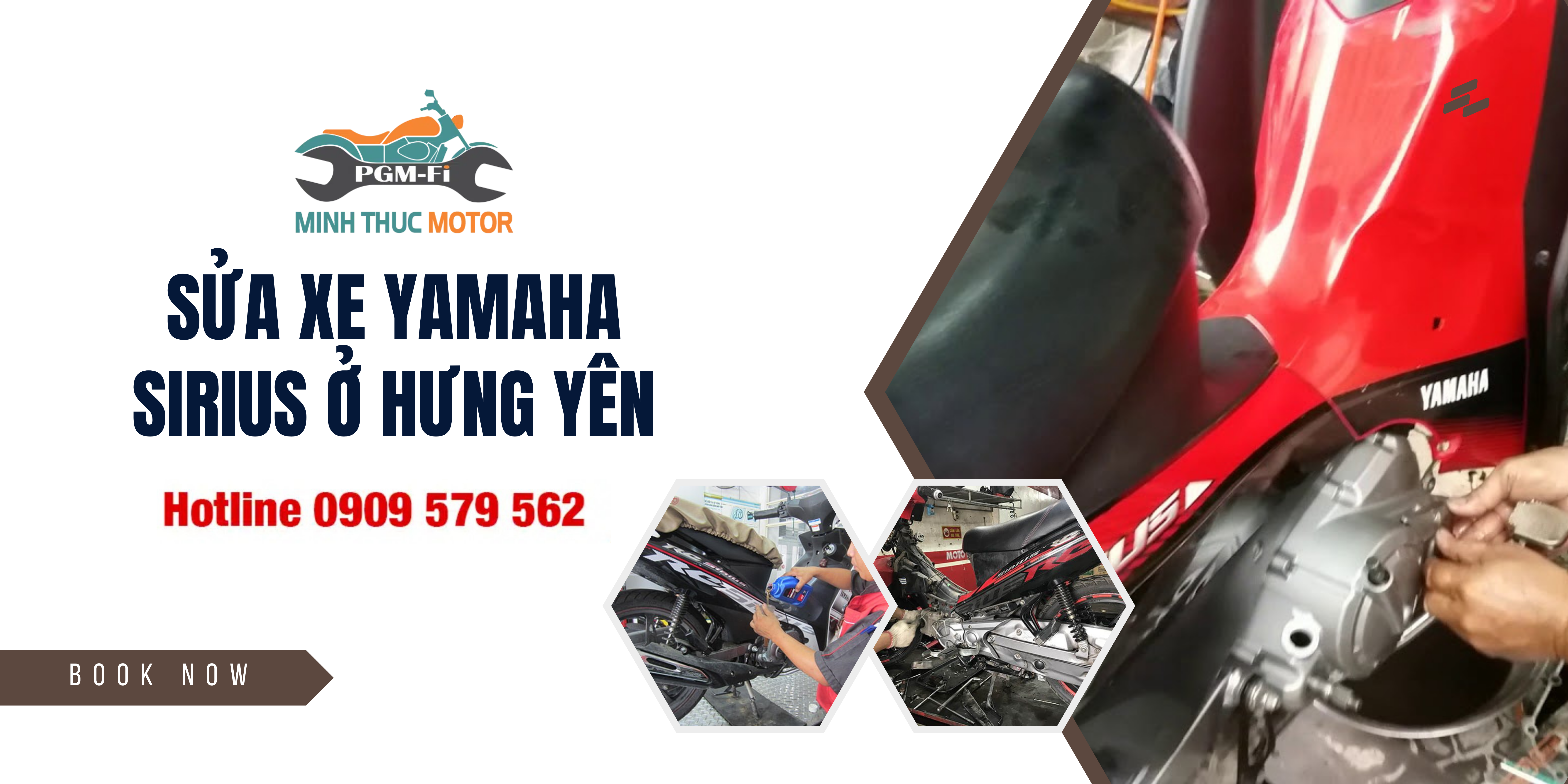 Sửa xe Yamaha Sirius ở hung yên
