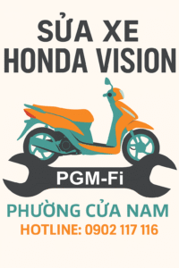 Sửa xe Honda Vision ở Phường Cửa Nam