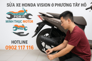 Sửa xe Honda vision ở Phường Tây Hồ