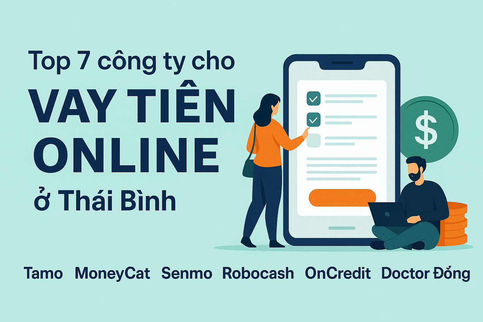Top 7 công ty cho vay tiền online ở Thái Bình