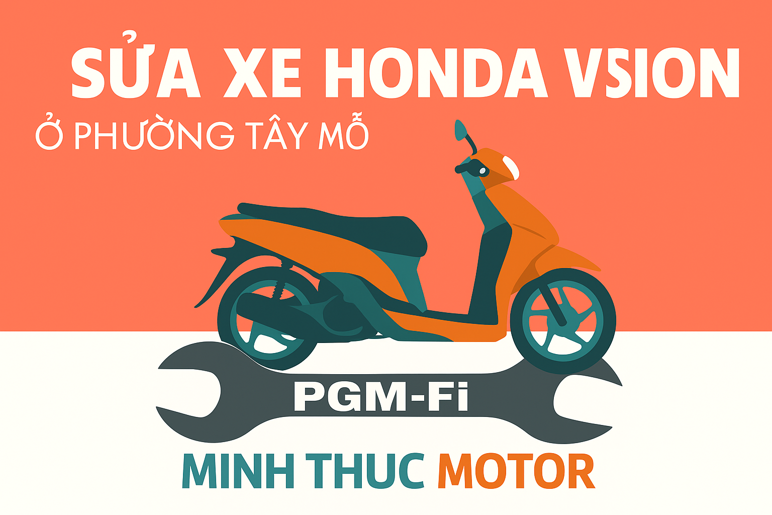 Sửa xe Honda vision ở Phường Tây Mỗ 
