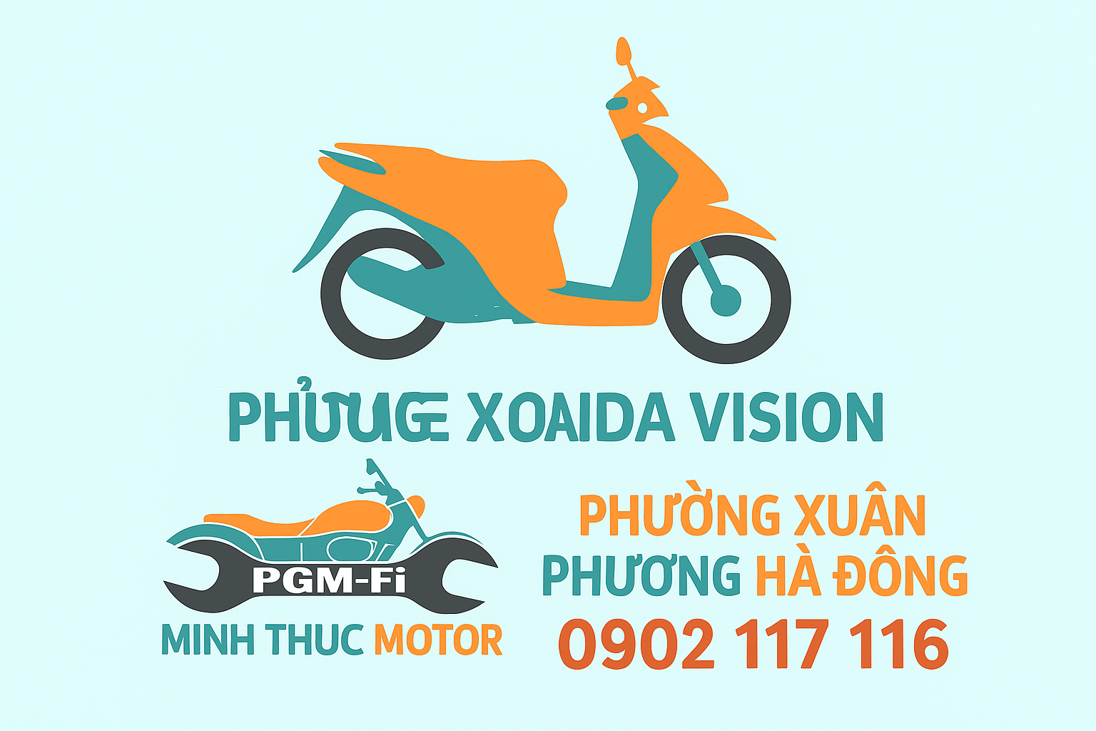 Sửa xe Honda vision ở Phường Xuân Phương