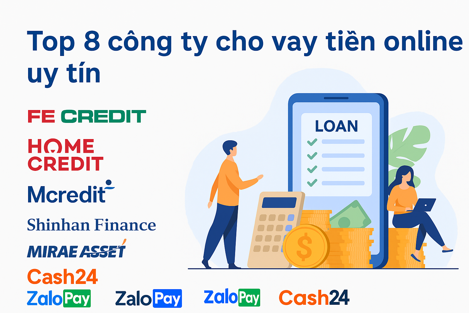 Top 8 công ty cho vay tiền online ở Gia Lai