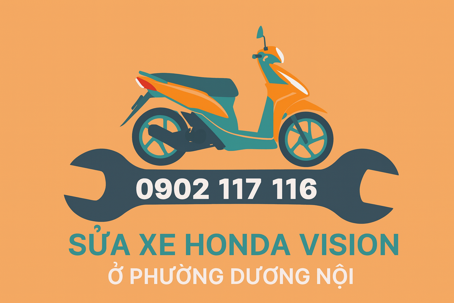 Sửa xe Honda vision ở Phường Dương Nội