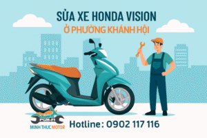 Sửa xe Honda Vision ở Phường Khánh Hội