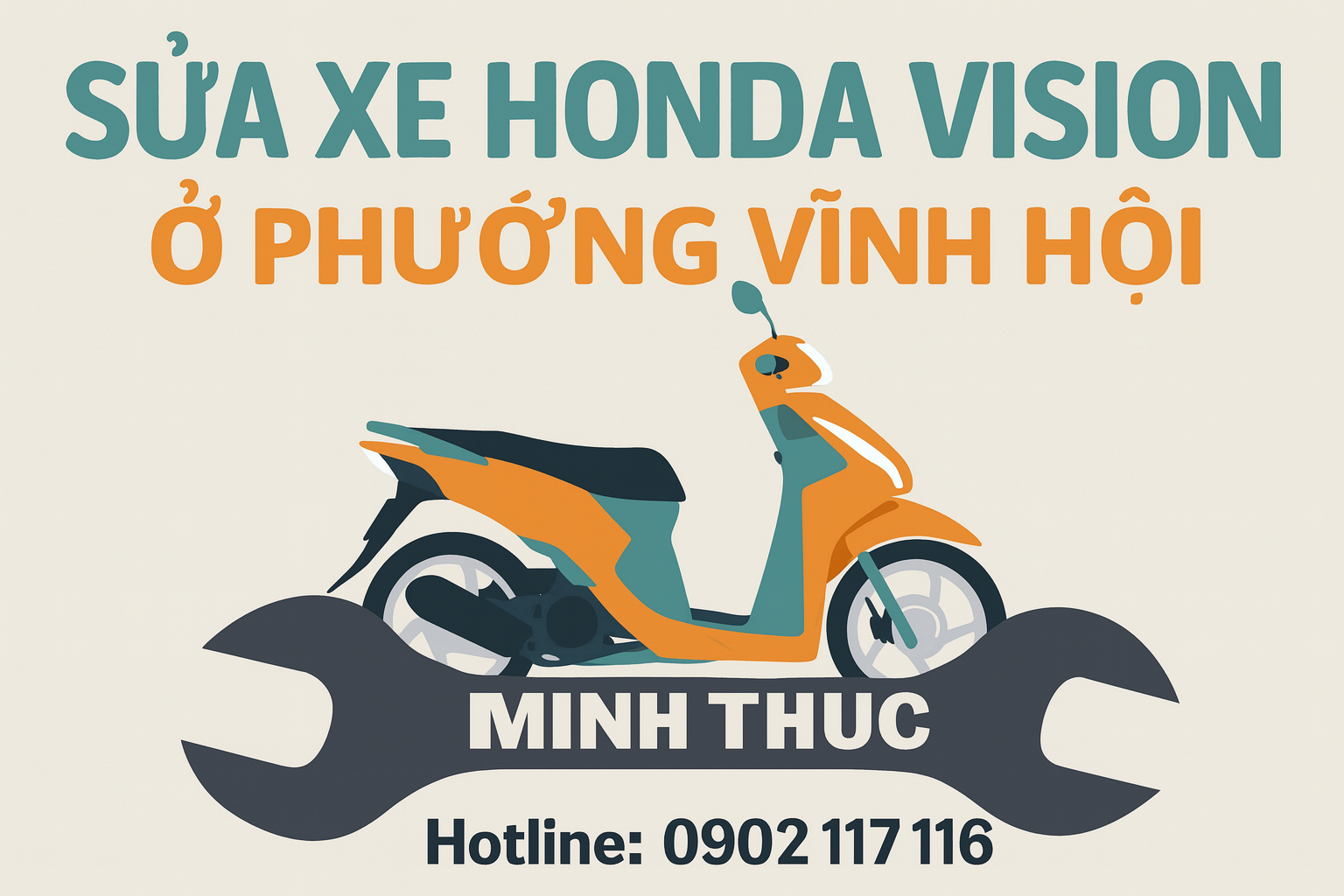 Sửa xe Honda Vision ở Phường Vĩnh Hội