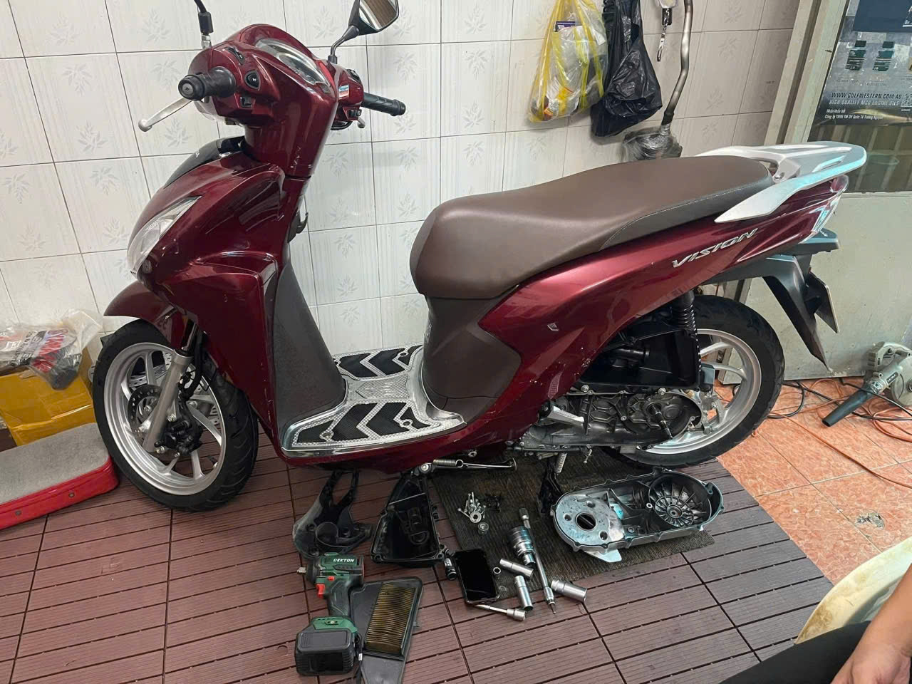 Sửa xe Honda Vision ở Phường Tân Thới Hiệp