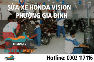 Sửa xe Honda Vision ở Phường Gia Định