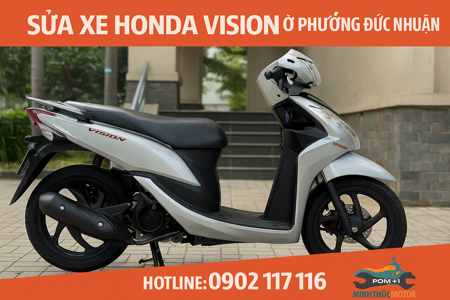 Sửa xe Honda Vision ở Phường Đức Nhuận 