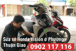 Sửa xe Honda Vision ở Phường Thuận Giao