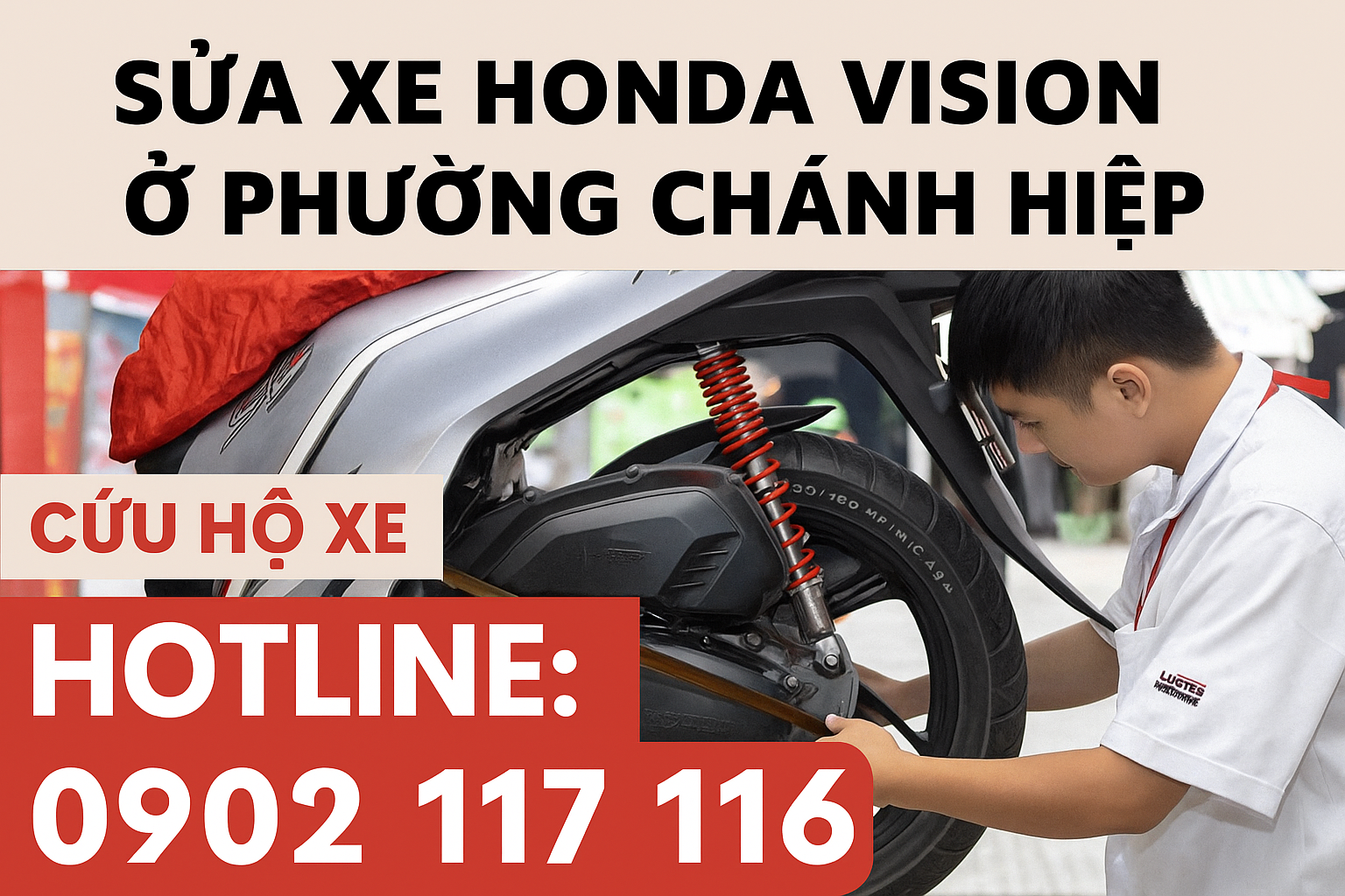 Sửa xe Honda Vision ở Phường Chánh Hiệp