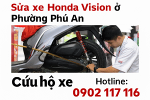 Sửa xe Honda Vision ở Phường Phú An