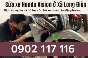 Sửa xe Honda Vision ở Xã Long Điền