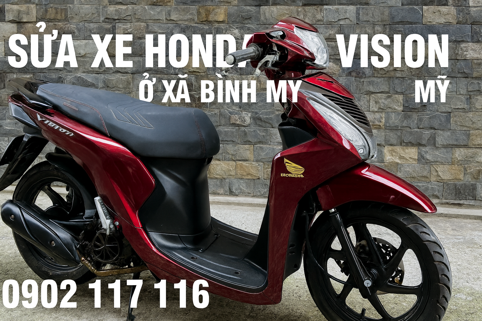 Sửa xe Honda Vision ở xã Bình Mỹ