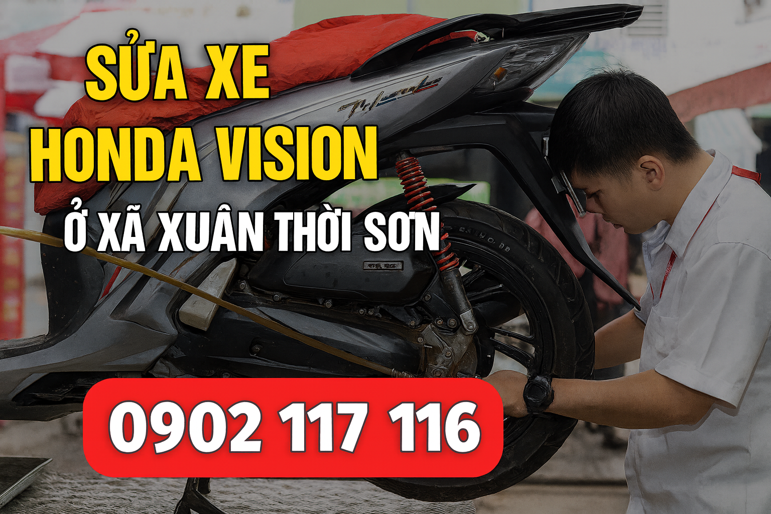 Sửa xe Honda Vision ở Xã Xuân Thới Sơn