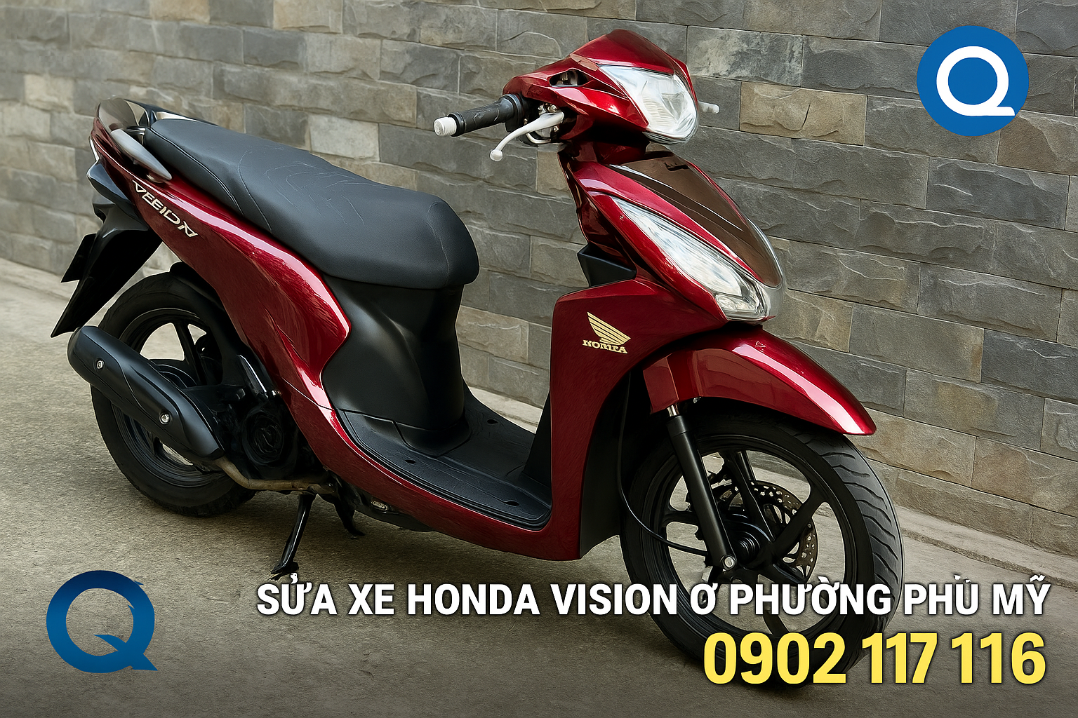 SỬA XE HONDA VISION Ở PHƯỜNG PHÚ MỸ