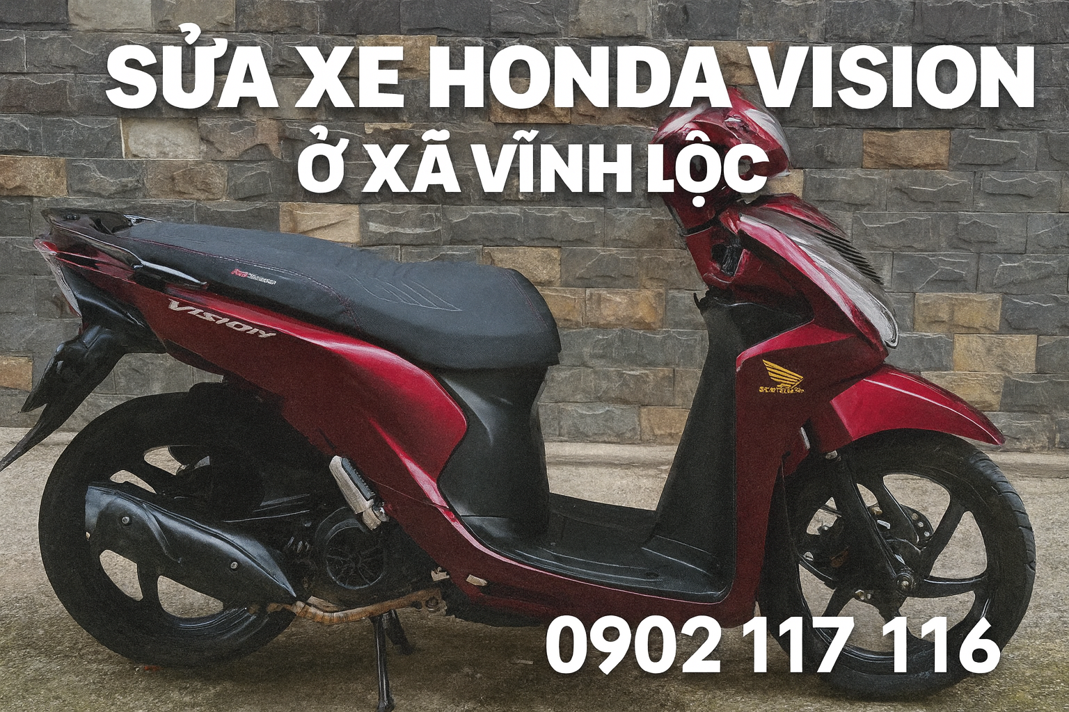 Sửa xe Honda Vision ở Xã Vĩnh Lộc
