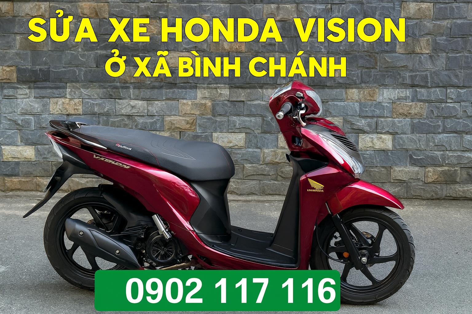 SỬA XE HONDA VISION Ở XÃ BÌNH CHÁNH