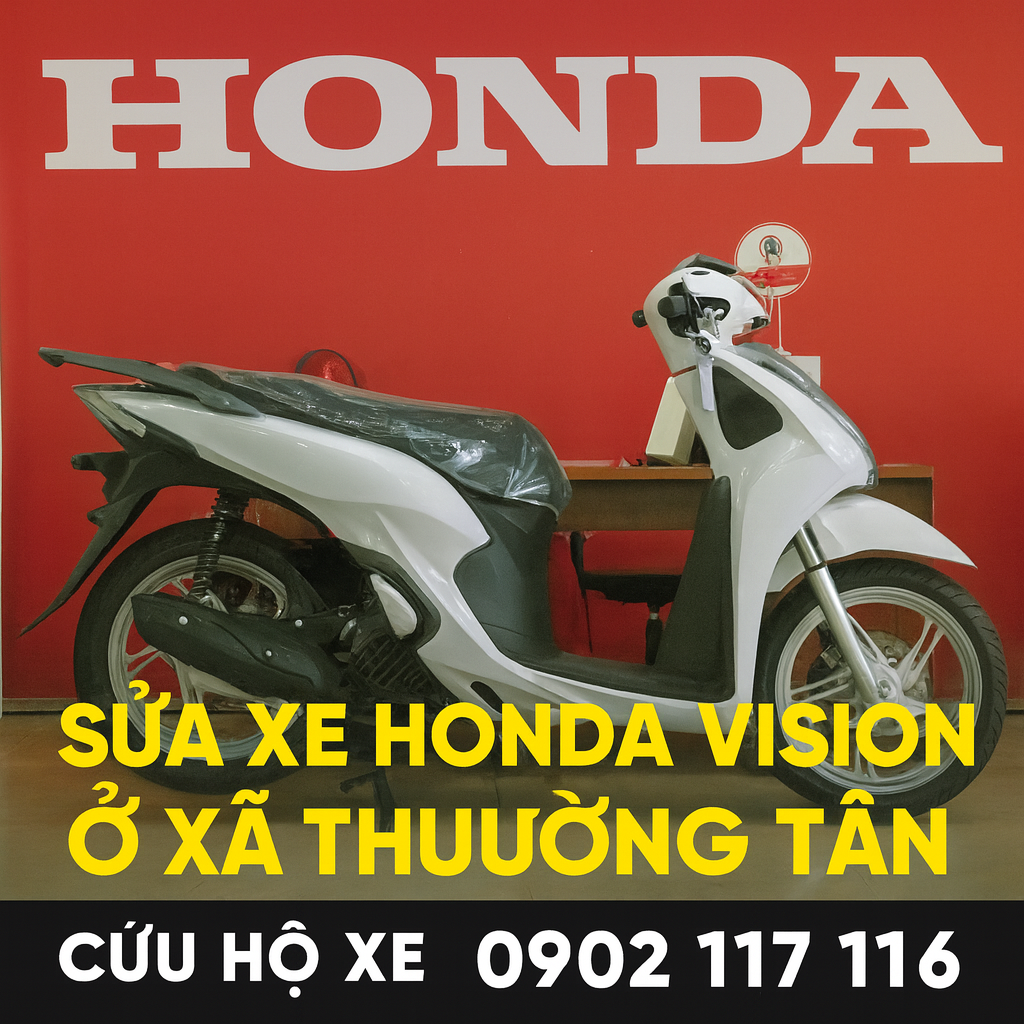 Sửa xe Honda Vision ở xã Thường Tân