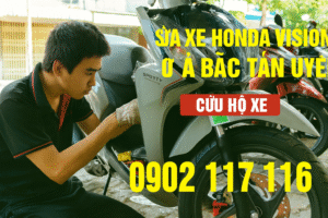 Sửa xe Honda Vision ở xã Bắc Tân Uyên